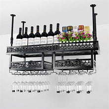 Esposizione del supporto del vino Bar retro appeso bicchiere di vino cremagliera di vetro alto a testa in giù rack di vino nordico appeso a muro bar appeso decorazione del supporto della tazza