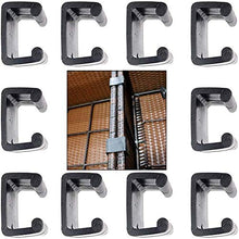 Clip 10pcs Outdoor Furniture Patio Wicker clip Patio Mobili clip di plastica Divano Connect Clamps Per Mobili Sedie da giardino del sofà 5.25Cm