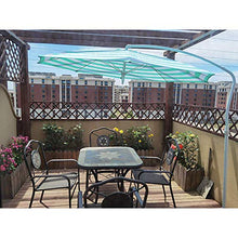 HXCD Compatto 2,1 m di Diametro Ombrellone Rotondo con sfalsamento Ombrellone a sbalzo da Giardino Manovella da Giardino Tenda da Sole per Esterni Tenda da Sole 360 °; Rotazione