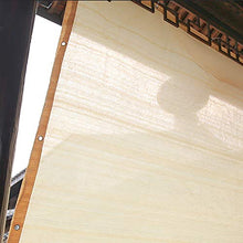 Rete parasole YXX Panno Beige Paralume in Tessuto con Occhielli - 90% Resistente ai Raggi UV Sun della Copertura della Maglia Netto Patio Esterno, Cortile, Giardino delle Piante, Serra & Barn