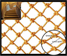 Protective net decoration / COPRIBAGAGLIAIO coperta Bambino Pet Stair Protezione Balcone Net antiurto recinto corda Kindergarten Net decorativi Tessuti a mano anti-goccia 50 millimetri rete a maglia c