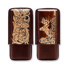 ChangDe-- Cigar Box, Sigaro Set Idratante Sigaro Set Cigar Humidor Tubo di Viaggio Portatili 3 Sticks 2 Colori facoltativi (Color : A)