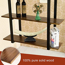 Scaffale da Soffitto A 2 Strati in Legno Massello ， Scaffale da Appendere in Legno Massello, Adatto per Ristorante/Bar/Cremagliera per Soffitto Familiare ， 4 Dimensioni (Size : 100 * 30 * 67.2cm)