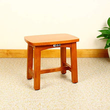 Sedia Comoda per Anziani Legno Massiccio Sgabello per Doccia, Bambino Bagno Anti Scivolo Sgabello Quadrato Piccolo, Sgabello da Bagno