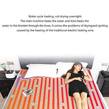 UWY Materasso Plumbing Electrothermal Pad, Silent Water Cycle Riscaldamento Materasso Coperta Elettrica, Morbida Sottotuta con, Telecomando, Temperatura Costante Intelligente, 90 * 180 cm