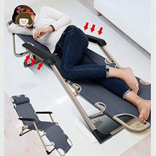 FUFU Sedie a sdraio Sedia reclinabile, Sedia pieghevole, Letto per il pranzo, Cuscino in cotone, Cuscino reclinabile, Imbottito, Sedia per dormire, Sedia per pausa pranzo in ufficio, 97 * 52 * 95 cm P