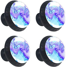Abstract Marble Texture Pomelli per Porta Set di 4 Pomelli per Mobili Manopole per Cassetti Cucina Armadio Vetro
