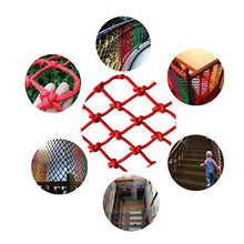 WaiMin Rete di protezione for balcone Rete di nylon Rete di sicurezza for bambini Scuola materna Scale Rete anticaduta Rete for decorazione rossa Rete for isolamento esterno for edifici domestici WaiM