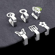 LLLucky Butterfly Flower Clip per tovaglia in Acciaio Inossidabile Supporto per Morsetto per tovaglia Farfalla Fai-da-Te
