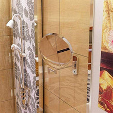 Specchio da bagno, anti-appannamento, specchio da Specchio da bagno a LED illuminato impermeabile, specchio per il trucco da 8 pollici Montaggio a parete, 10x ingrandimento Bagno da bagno Specchio da