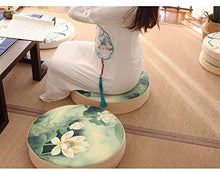 Waigg Kii - Cuscini per sedia con cerniera, 40/50/60 cm, rotondo, per interni ed esterni, per casa, giardino, 2,50 x 50 x 5 cm