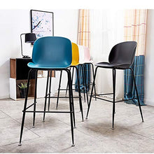 LF- Sgabello da Bar Sgabello Alto Sgabello Colazione Sgabello caffè Sgabello Nero Multicolore semplicità (Color : White)