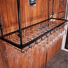 HZWLF Scaffali in Ferro da Appendere per Vino, portabicchieri, Decorazione a soffitto, mensola per Bar, portabicchieri da Appendere