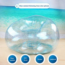 Household items Divano Pigro Gonfiabile per la casa, Poltrona da Salotto con Paillettes Trasparente, Divano da Esterno Gonfiabile in PVC Portatile, Adatto per Divano da Campeggio Beach Park Air