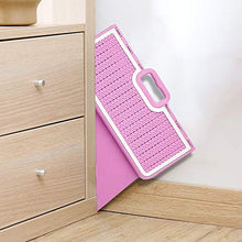 KOLOSM Sgabello Pieghevole da Bagno Sgabello del Passo Pieghevole per Adulti e Bambini Heavy Duty Portatile Pieghevole Pieghevole Sgabello Cucina Giardino Bagno Steping Sgabelli (Color : Pink)