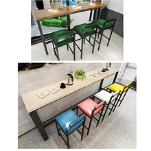 M-YN Sgabelli da Bar Sgabelli da Bar Moderno Bar Sgabello in Ecopelle Sedie in Pelle con Gambe in Metallo Altezza Armless Mid Post Back for Cucina, Caffetteria, Bar, Balcone for la casa