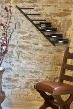 DanDiBo Scaffale per Vini Porta-Bottiglie Diagon 100 cm in Metallo Scaffale Porta-Bottiglie Bar (Versione Destra)