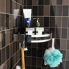 N-B Portaoggetti da Bagno alla Moda in Lega di Alluminio Portaoggetti da Parete Forato Gratuito Portaoggetti da Cucina Vassoio per Shampoo