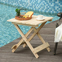 giordano shop Tavolino Pieghevole 50x50x51 cm in Legno in Legno