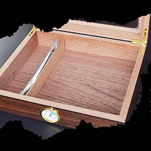 ZLMMY Caso Cigar Humidor, Humidor Cigar Box con igrometro e umidificatore, Cedro Allineato portasigari Attesa 30 Sigari