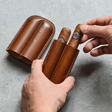XZJJZ Viaggi di Trasporto Cigar Humidor-2 Cigar Humidor Portatile umidificatore Viaggio Cigar Cigar Set idratante Tubo