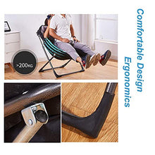 BJH Lettini Pieghevoli Lettini Prendisole Moon Chair Sedie da Campeggio Imbottite Sgabelli per Il Tempo Libero da Esterno Pieghevole Portatile