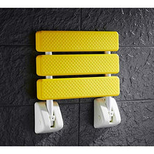 XD Sgabello da Bagno Giallo Ingresso Sala da Bagno Pieghevole Sgabello Doccia Sgabello Sgabello da Bagno Anziani Sedile da Bagno Sgabello da Parete Sedia da Doccia