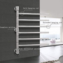 JUNPE Scaldasalviette Termoarredo Bagno A Bandiera Intelligente Portasciugamani Accessori Bagno in Acciaio Inox Rack Radiatore Staffa Hardware for Il Bagno di Tovagliolo Elettrica Bar