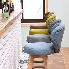 XIN CHANG LWH Sgabelli da Bar in Legno, con Schienale Sgabello Alto da Casa Sedia da Salotto Bancone da Cucina per La Colazione Sgabelli da Bar per La Casa Decorazione di Mobili(Color:P)