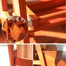 Sgabelli da bar Sedia da pranzo Poltrone Gradini pieghevoli Scaletta in legno massello Sgabello multifunzionale Flip Design pieghevole Sgabelli Soggiorno Cucina Fasciatoio Sgabello pieghevole con