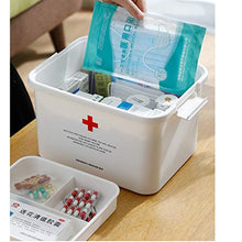 WYH Chiaro Medicine Chest Layered Famiglia Portatile Medical Domestica Grande capacità Medicina Storage Box Bambino Medicina Box Ragionevole