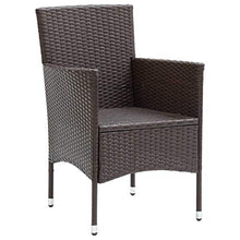Festnight 2pz Poltroncine da Giardino Sedie da Pranzo per Giardino in Polyrattan Sedie da Esterno Marrone