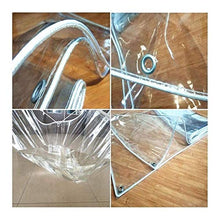 XWZH Telone Impermeabile Telo Impermeabile Trasparente della Copertura della Pioggia Legno Macchinari Auto Piscina incatramata (Color : Clear, Size : 3.5x3.5m)