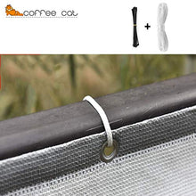 COFFEE CAT Balcone Frangivista Recinzione Copertura, Protezione per la Privacy con visibilità Inferiore a Prova di UV, Fascette per Cavi per Patio all'aperto sul Cortile