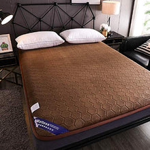 HKX Tappetino, Materasso futon Addensato coprimaterasso coprimaterasso Pieghevole Pieghevole Spesso Pieghevole Portatile-A 90x200cm (35x79 Pollici)