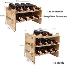 Classico 4 Tier naturale Pine Free Standing vino del supporto rack con bagagli il basamento dell'organizzatore controsoffitto impilabile legno Wine Rack for 16 bottiglie di vino modulare Mensola Decor