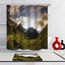 LIYAN Combinazione Bagno. Immagini Chiare E Colori Vivaci Rendono Il Tuo Bagno Pieno di Vita. Accessori da Bagno. Strada nella Valle.