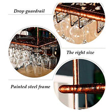 QTWW Portabottiglie da Parete Regolabile in Altezza a soffitto Appeso a soffitto in Metallo ripiano Porta Bicchieri (Dimensioni: 80 * 35 cm)