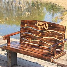 DGHJK Altalena da Patio Sedia a Sdraio in Legno per Esterni Mobili da Esterno Amache da stupore Pigro Panchina Altalena Portico da Esterno Giardino e Altalena a Bordo Piscina