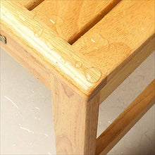 MGMDIAN Sgabello da Bagno Impermeabile Sgabello da Bagno Vecchio Uomo Panca in Legno massello anticorrosione per Adulti Sgabello Antiscivolo per Doccia Accessori da Bagno