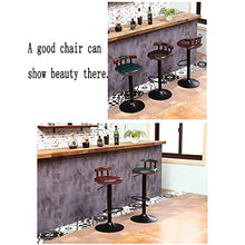 ZYF Sgabelli da Bar Sgabello da Bar Moderno Sedia da Bar alla Moda Cera in Legno Massello E Olio Misura 60x80 Cm Sedia Multicolore per Bar da Cucina (Color : C)