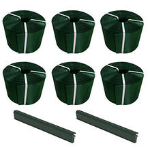 Thermoplast - Set di 6 strisce di protezione per privacy, 19 cm x 26 m = 4,94 m2, verde, 19 cm x 20 pezzi