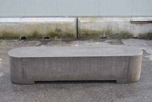 ARTISTICA GRANILLO PANCHINA in Cemento con INERTI in Pietra LAVICA, 200X50 H43 CM.