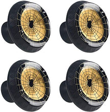 Ragno di Halloween sotto la luna Pomelli per Porta Set di 4 Pomelli per Mobili Manopole per Cassetti Cucina Armadio Vetro