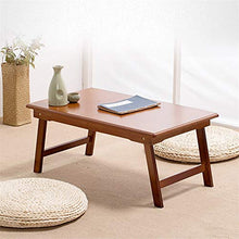 RKRLJX Computer Tavolino Regolabile Scrivania Multifunzione Pieghevole per Laptop, scrivania Portatile, Utilizzabile per Balcone, Divano, Letto, Quattro Misure, bambù (Size : 70x40x30cm)