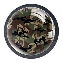 Camouflage di moda 4 PCS Pomelli per Porta, Pomolo per Mobile, Pomelli per Mobili con Viti, Maniglia per Armadietto, Pomelli per Porta, Pomelli per Cassetti per Porta, Armadio, Cassetto e Credenza