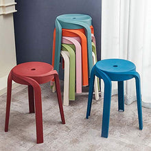 MKXF Plastic Sgabello Domestica Addensare Nordic Style Sgabello Tondo Sgabello Alto Sgabello Scarpe Modifica Sgabello Antiscivolo Dining Chair Attesa Banco,C