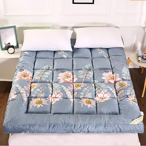 Nileco Trapuntato Extra Plush Matetonio Pad,Pieghevole Materasso Futon Traspirabilità Coprimaterasso Dormire Roll Up Materasso Home,dormitorio Studentesco-g 150x200cm(59x87inch)
