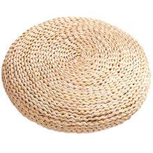 Poetance - Cuscino futon in paglia per meditazione, per interni ed esterni, cuscini per sedie esterne