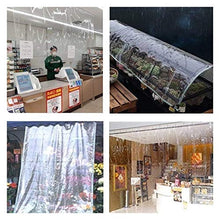 YJFENG Telone Trasparente da 0,5 Mm, Tenda Antipioggia per Esterni, Copertura per Tettuccio Antipioggia per Piante, Plastica Flessibile 420 gsm Antivento, per Serre, Tettoia per Auto